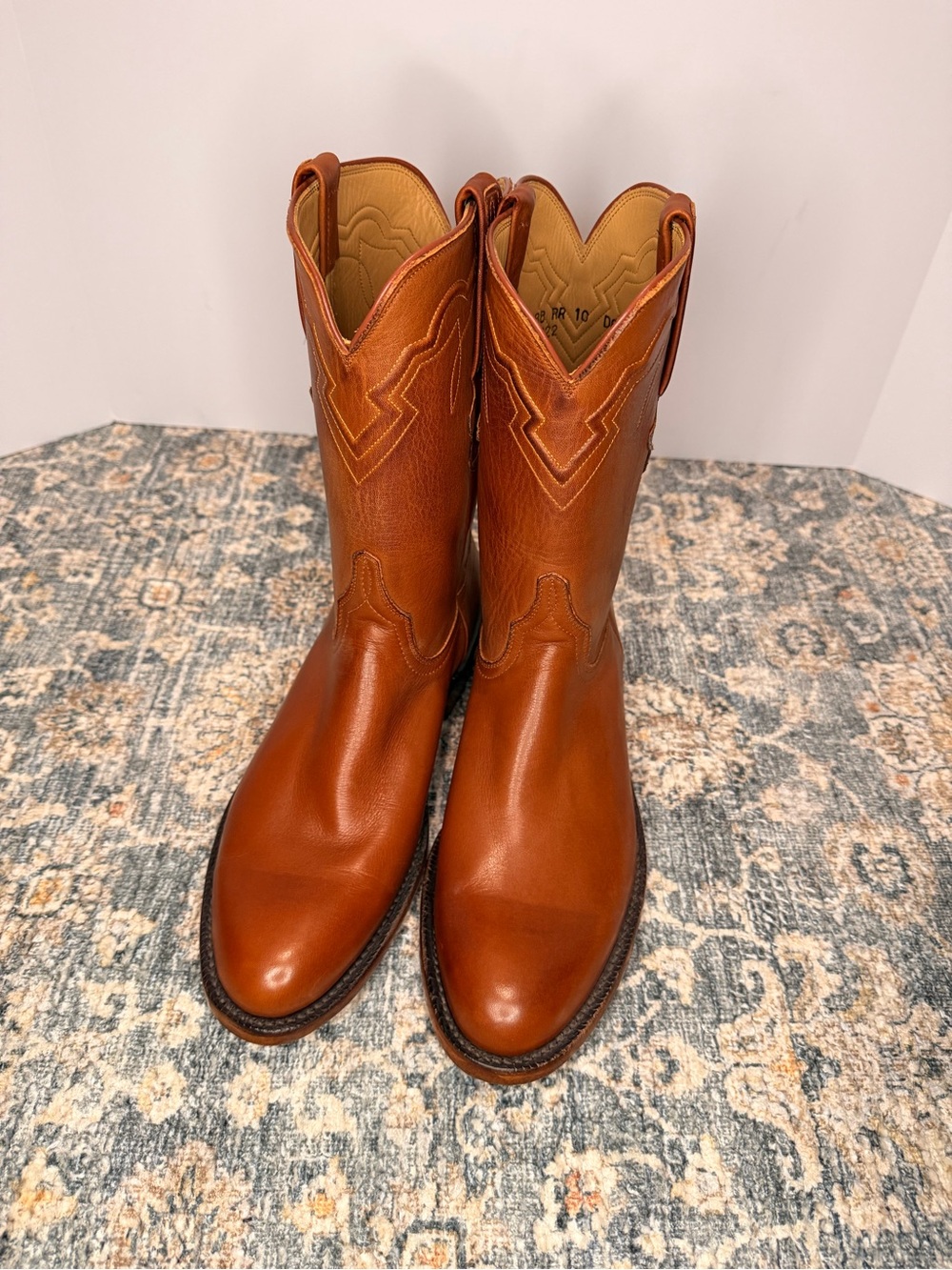 Lucchese Tanner Co Burn Ranch Roper Boot - Picture 7 of 9